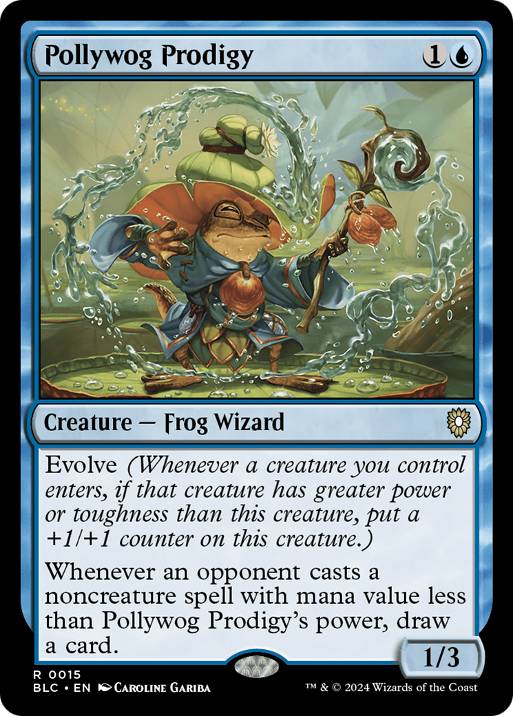 Image of Pollywog Prodigy [Bloomburrow Commander]