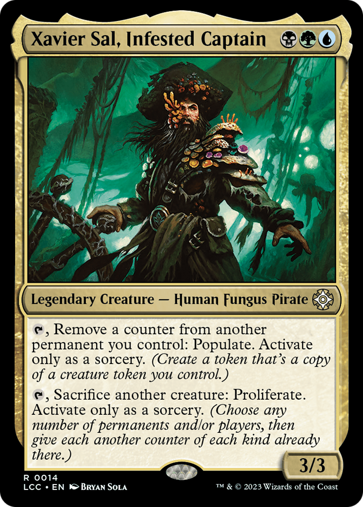 Image of Xavier Sal, Infested Captain [The Lost Caverns of Ixalan Commander]