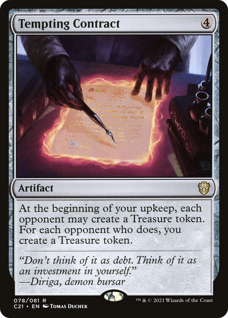 Image of Tempting Contract [Commander 2021]