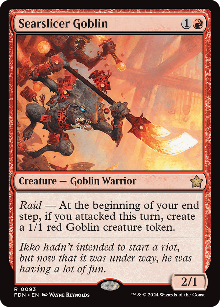 Image of Searslicer Goblin [Foundations]