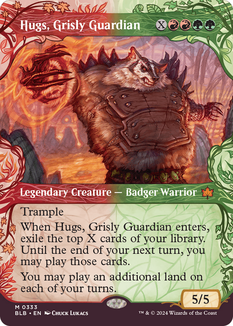 Image of Hugs, Grisly Guardian (Showcase) [Bloomburrow]