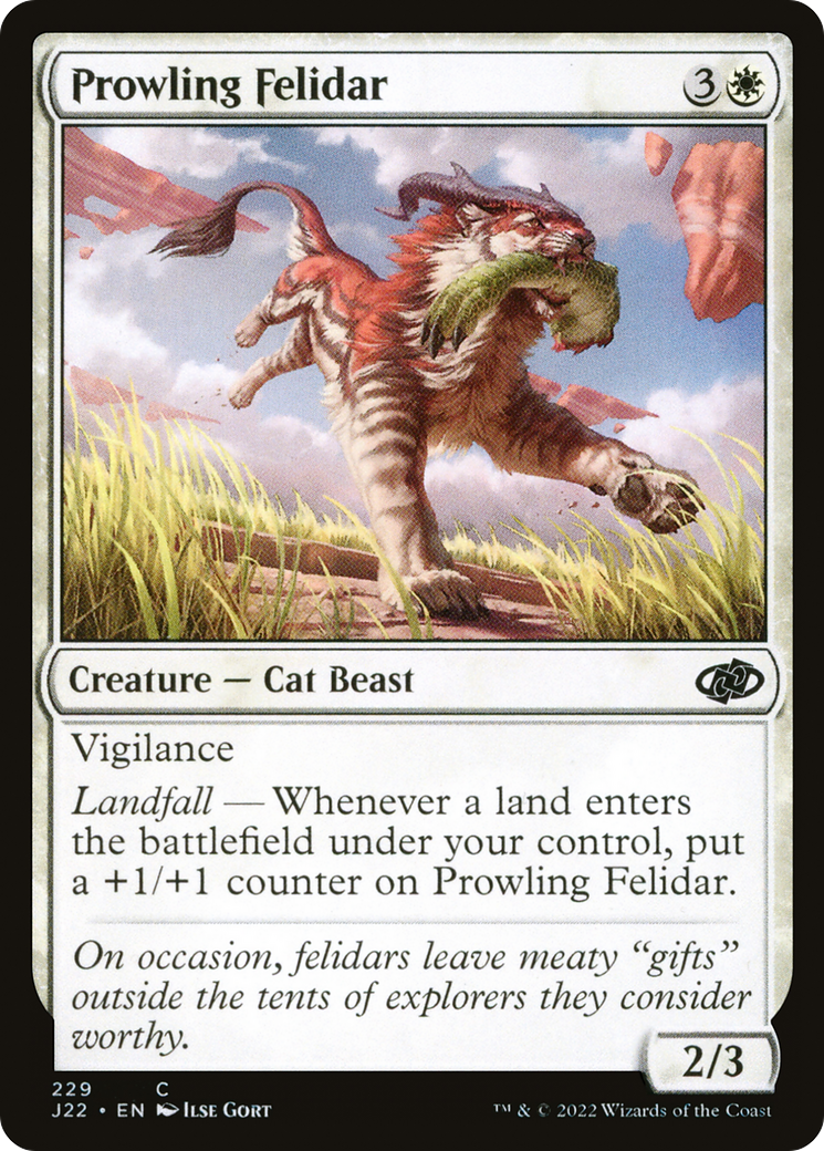 Image of Prowling Felidar [Jumpstart 2022]
