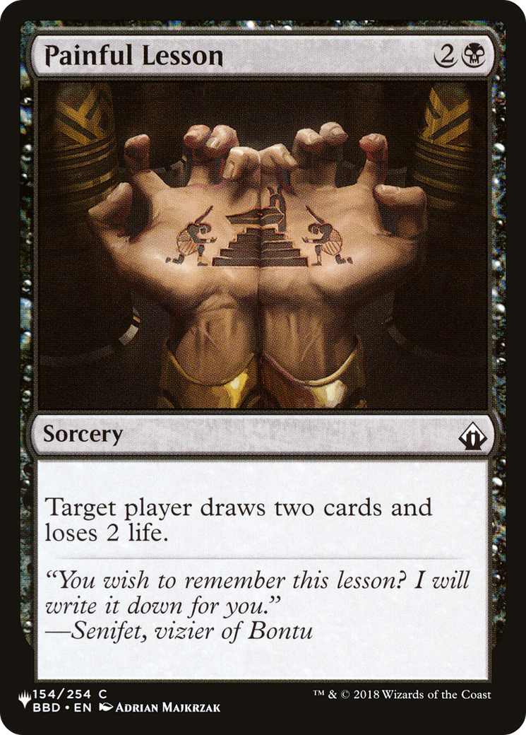 Image of Painful Lesson [The List]