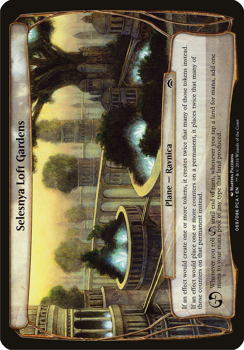 Image of Selesnya Loft Gardens (Planes) [Planechase Anthology Planes]