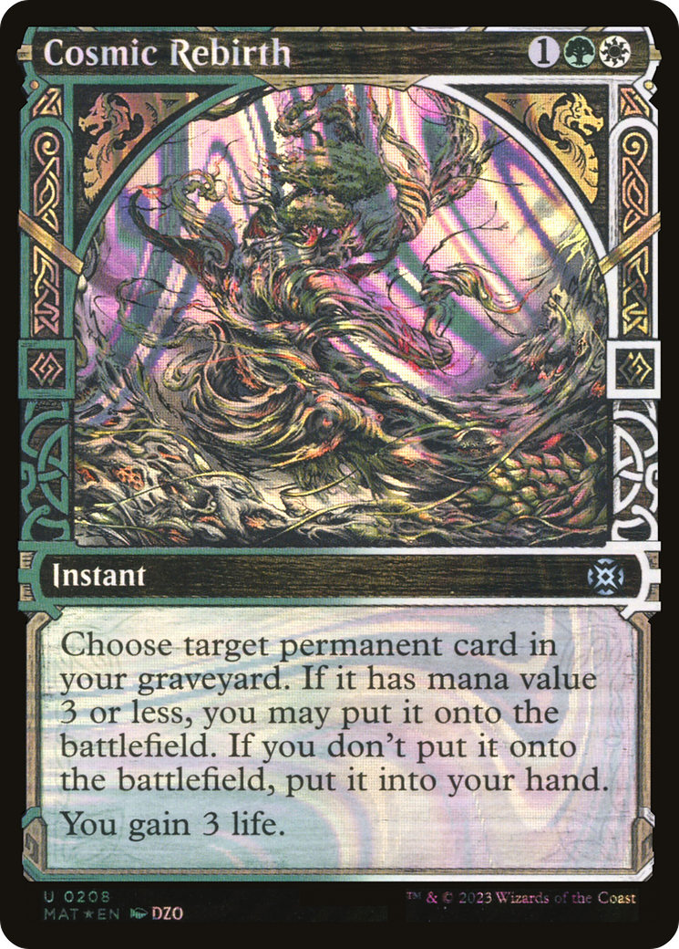Image of Cosmic Rebirth (Showcase Halo Foil) [March of the Machine: The Aftermath]