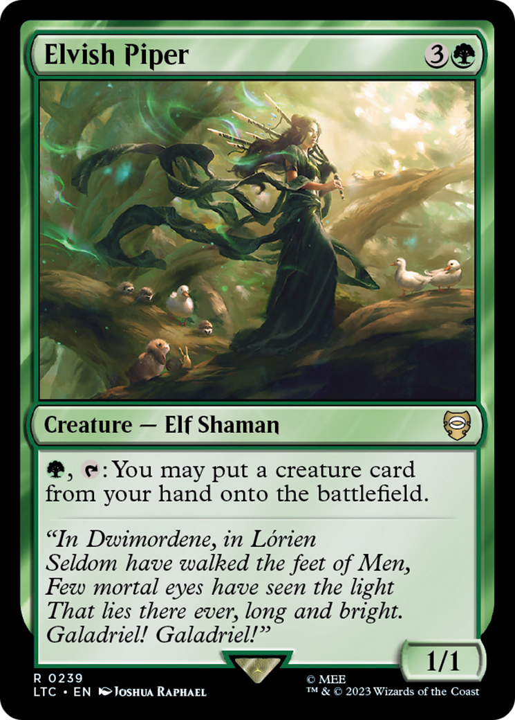 Image of Elvish Piper [The Lord of the Rings: Tales of Middle-Earth Commander]
