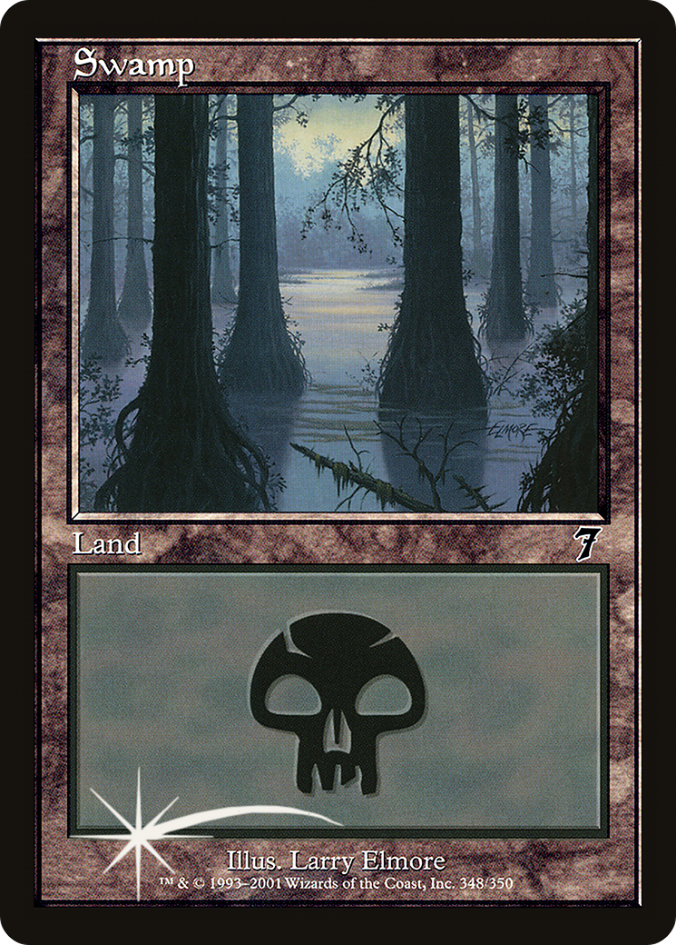 Image of Swamp (348) [Seventh Edition]