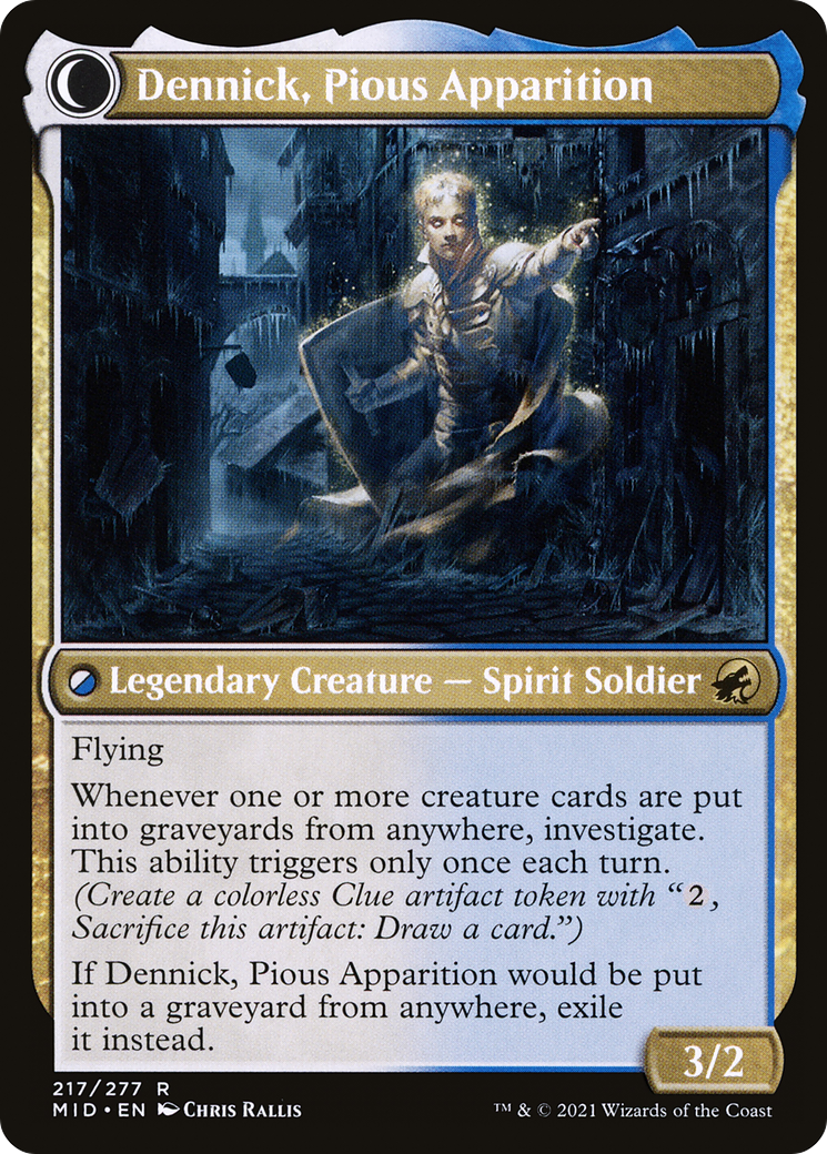 Image of Dennick, Pious Apprentice // Dennick, Pious Apparition [Secret Lair: From Cute to Brute]