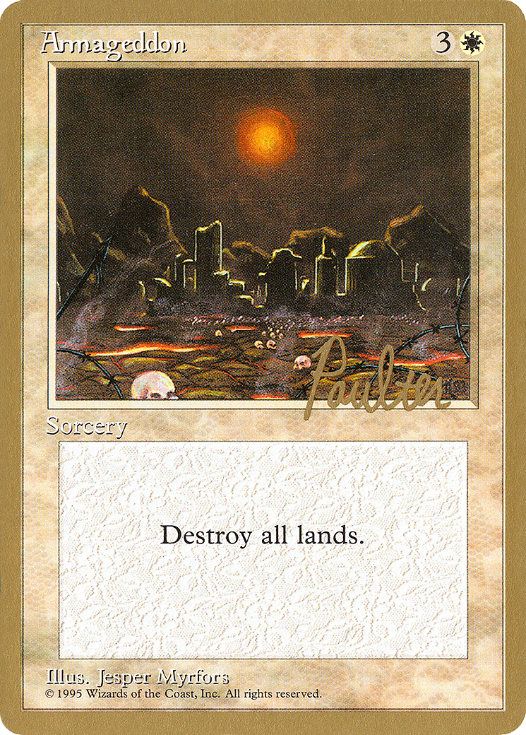 Image of Armageddon (Preston Poulter) [Pro Tour Collector Set]