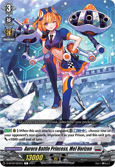 Image of Aurora Battle Princess, Mel Horizon (D-BT02/083EN) [A Brush with the Legends]