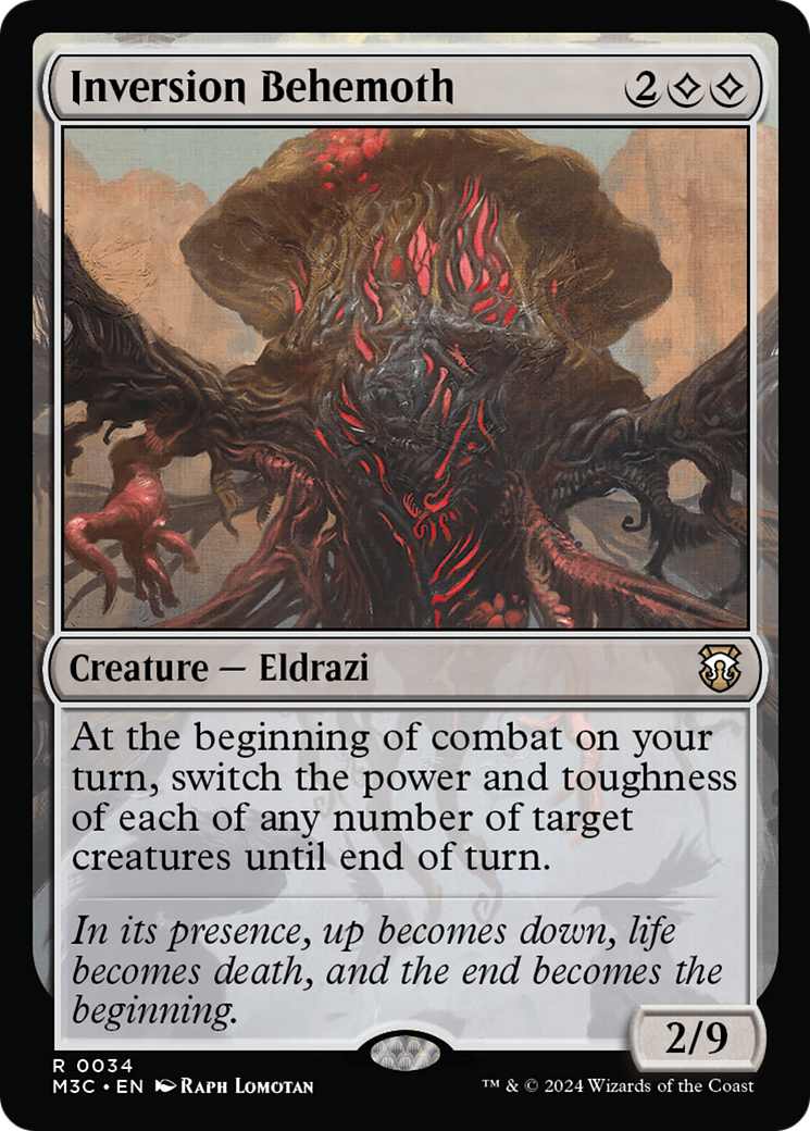 Image of Inversion Behemoth (Ripple Foil) [Modern Horizons 3 Commander]