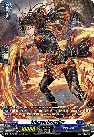 Image of Crimson Igspeller (D-BT02/SP03EN) [A Brush with the Legends]