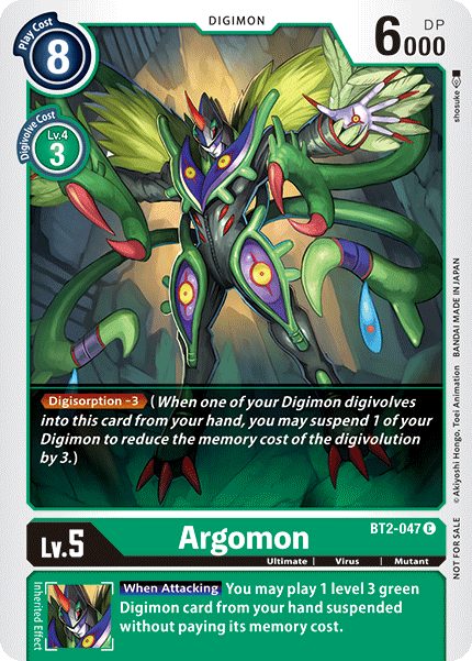 Image of Argomon [BT2-047] (Alternate Art) [Release Special Booster Ver.1.5]