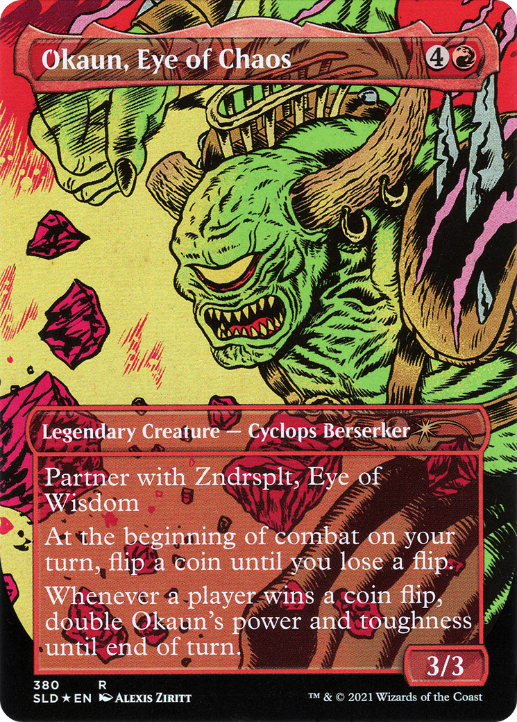 Image of Okaun, Eye of Chaos (SLD-380) - Secret Lair Drop (Borderless)