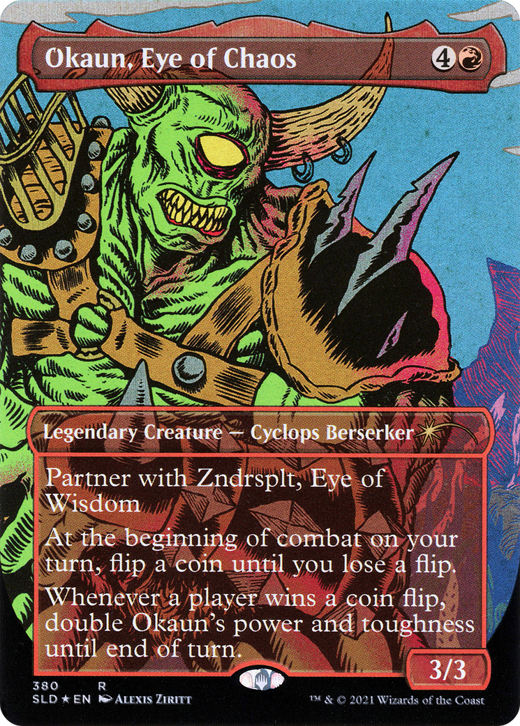 Image of Okaun, Eye of Chaos (SLD-380) - Secret Lair Drop (Borderless)