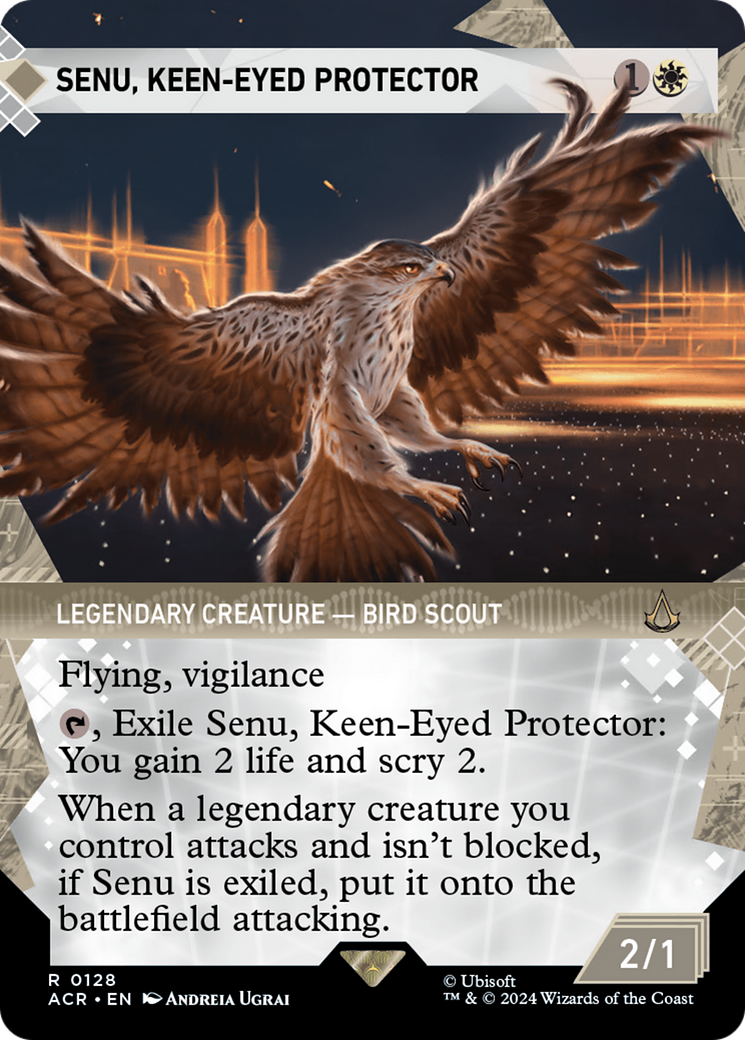 Image of Senu, Keen-Eyed Protector (Showcase) [Assassin's Creed]