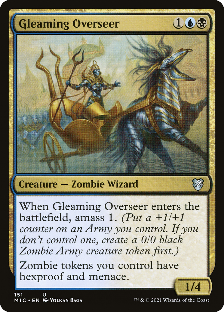 Image of Gleaming Overseer [Innistrad: Midnight Hunt Commander]