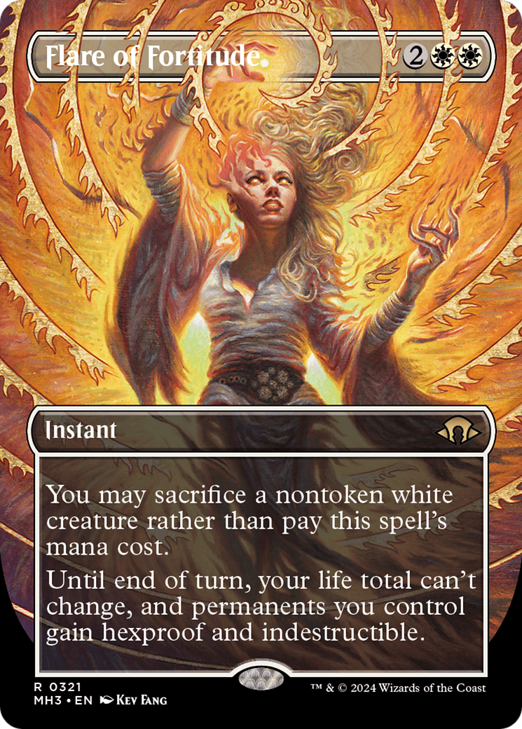 Image of Flare of Fortitude (Borderless) [Modern Horizons 3]