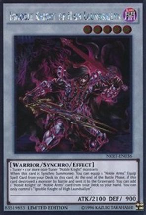 Image of Ignoble Knight of High Laundsallyn [NKRT-EN036] Platinum Rare