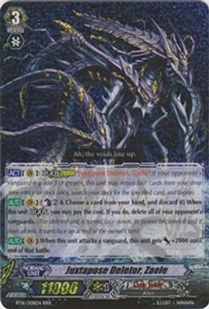 Juxtapose Deletor, Zaele (LEGION OF DRAGONS AND BLADES VER.E)