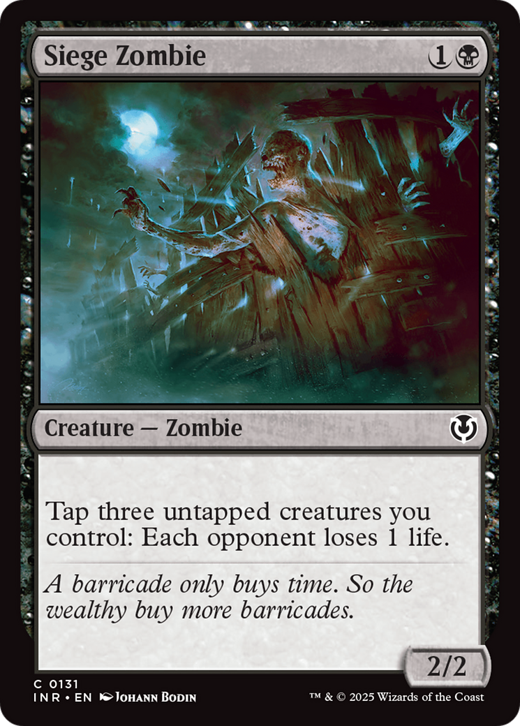 Image of Siege Zombie [Innistrad Remastered]