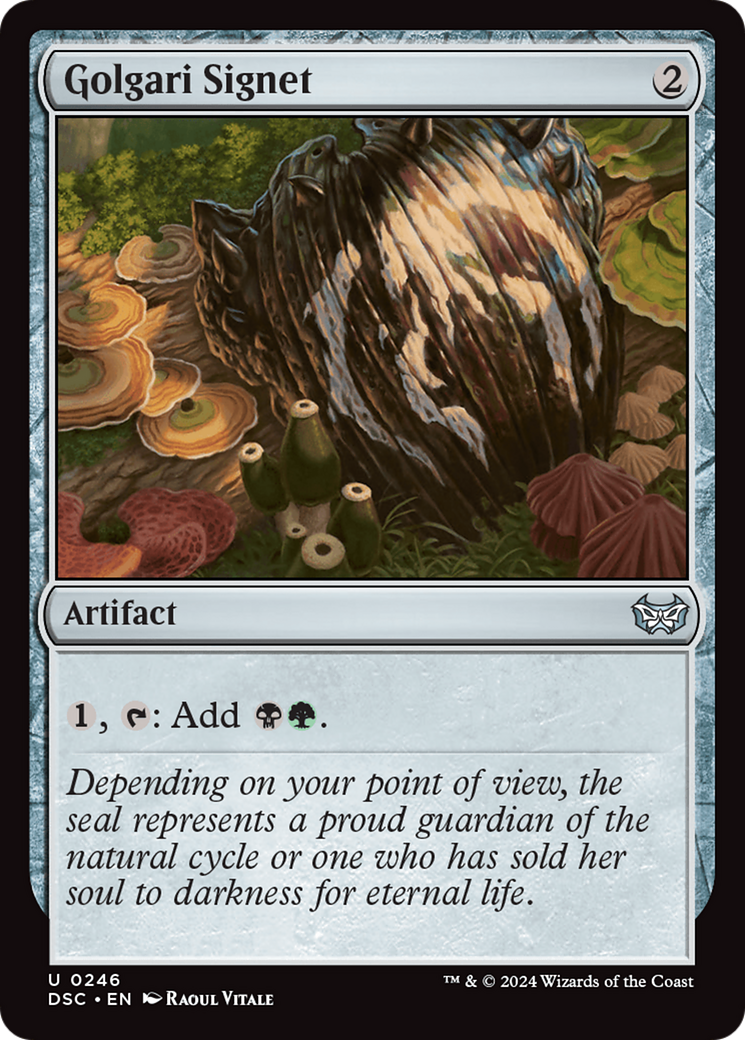 Image of Golgari Signet [Duskmourn: House of Horror Commander]