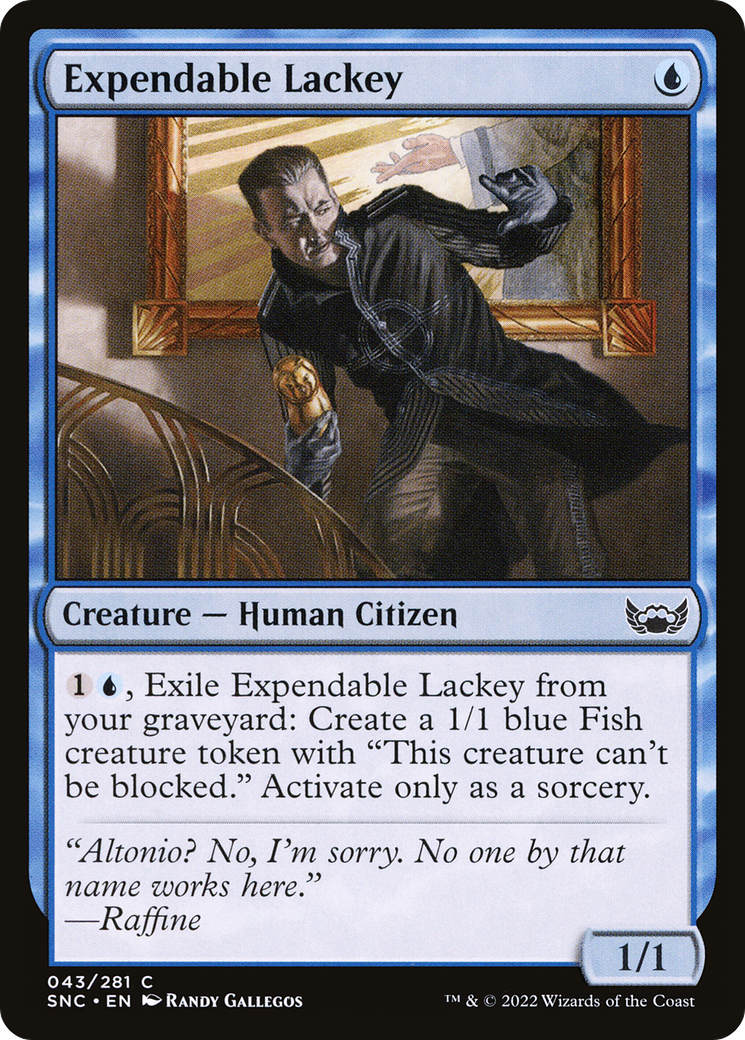 Image of Expendable Lackey [Streets of New Capenna]