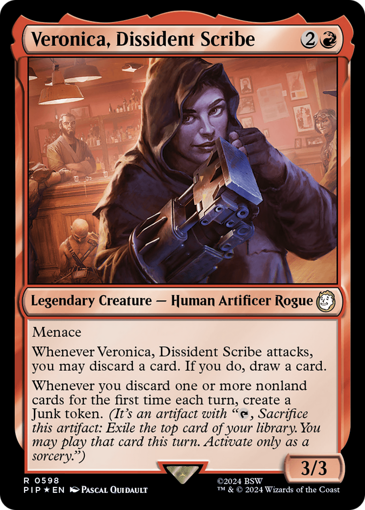 Image of Veronica, Dissident Scribe (Surge Foil) [Fallout]
