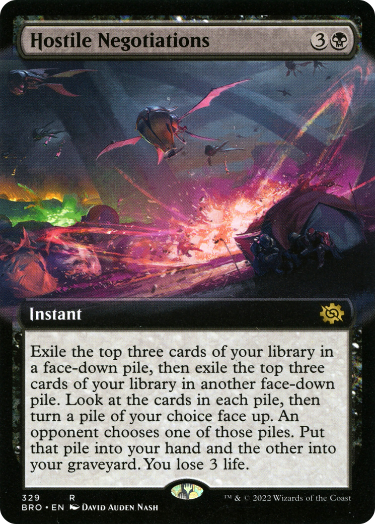 Image of Hostile Negotiations (Extended Art) [The Brothers' War]
