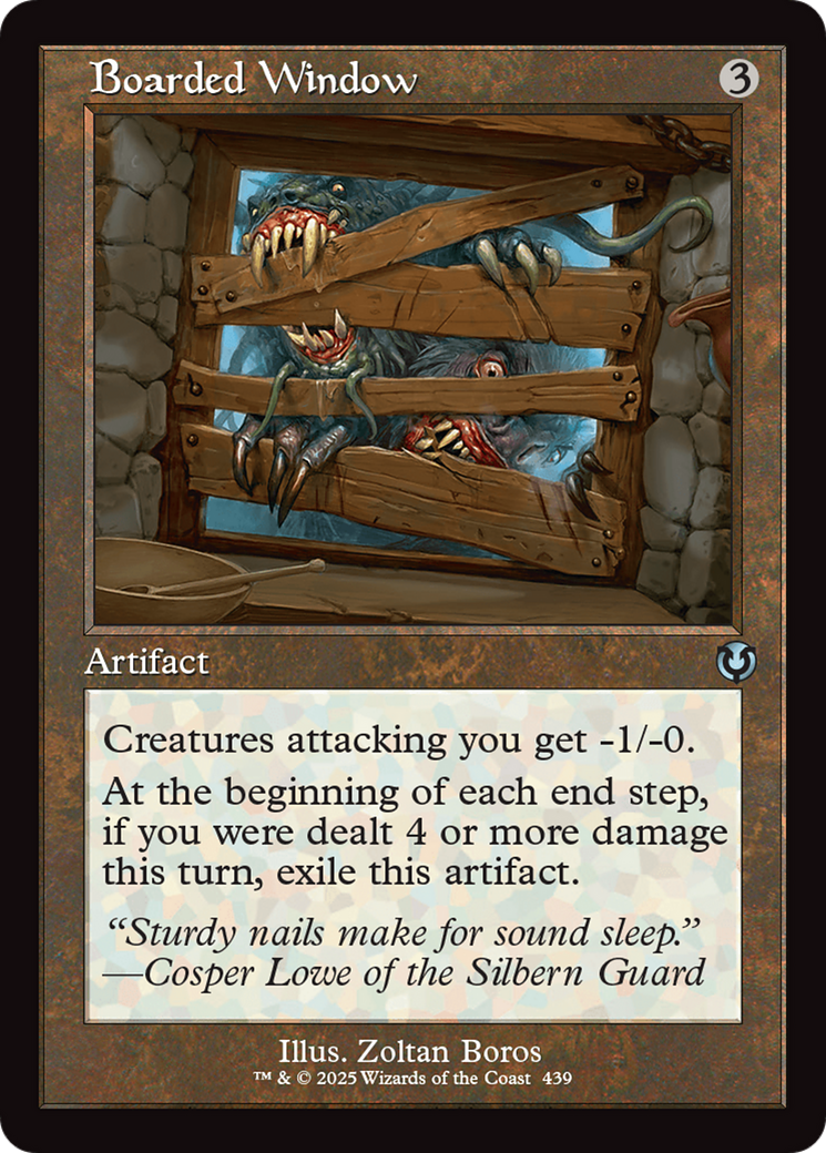 Image of Boarded Window (Retro Frame) [Innistrad Remastered]