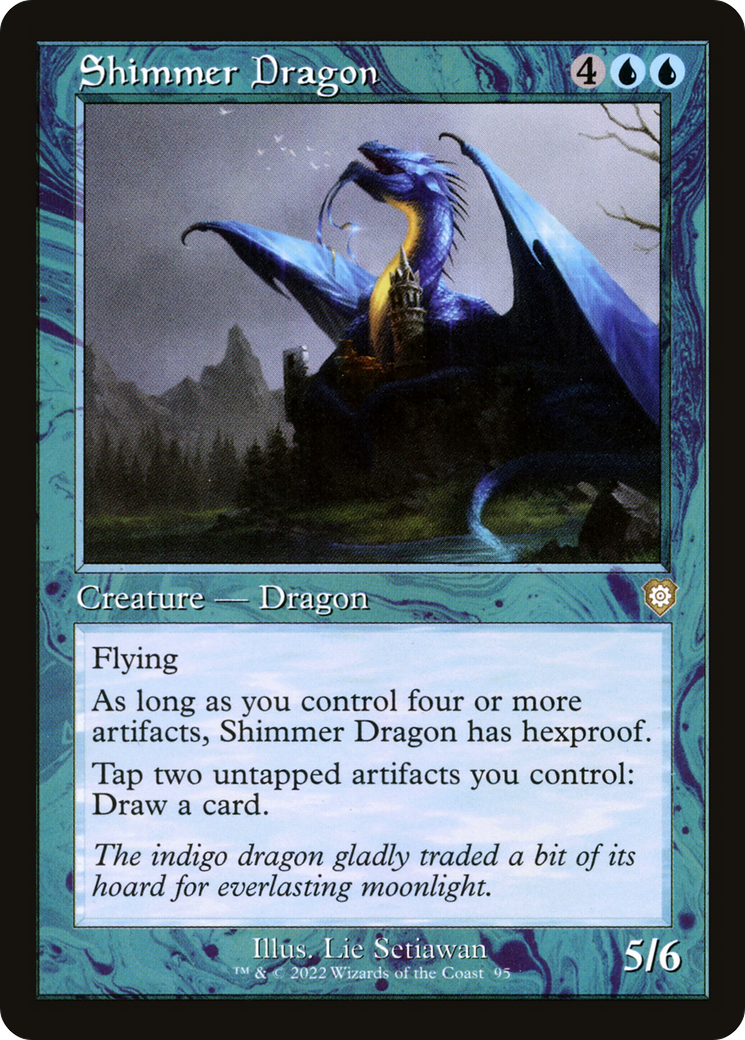 Image of Shimmer Dragon (Retro) [The Brothers' War Commander]