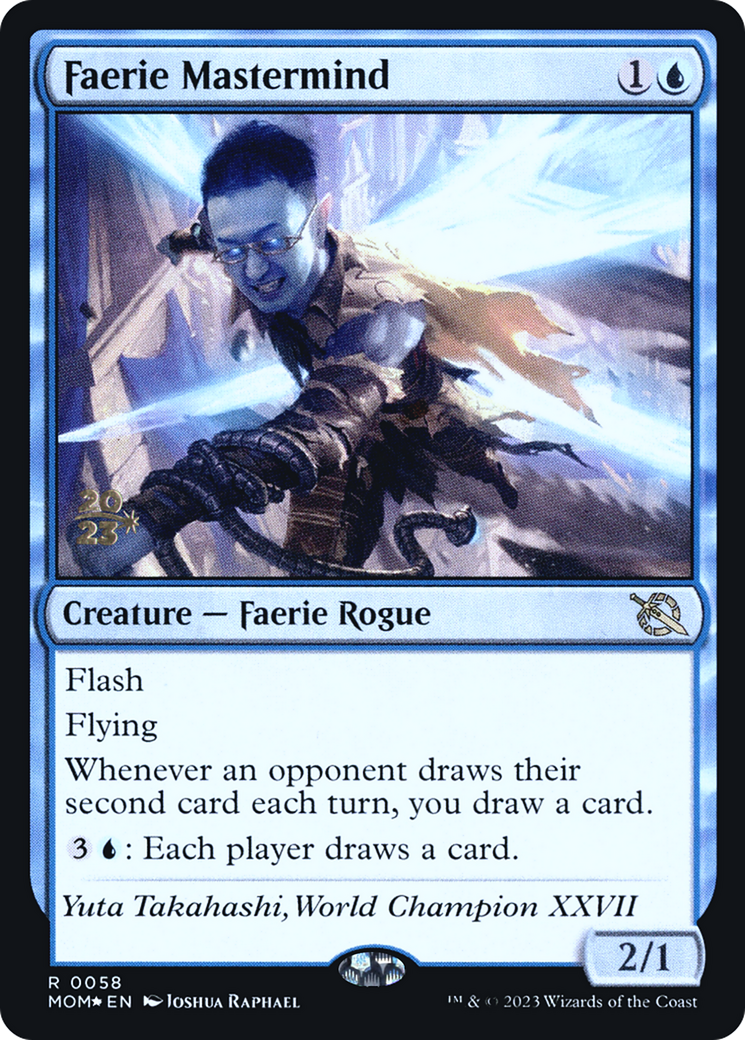Image of Faerie Mastermind [March of the Machine Prerelease Promos]