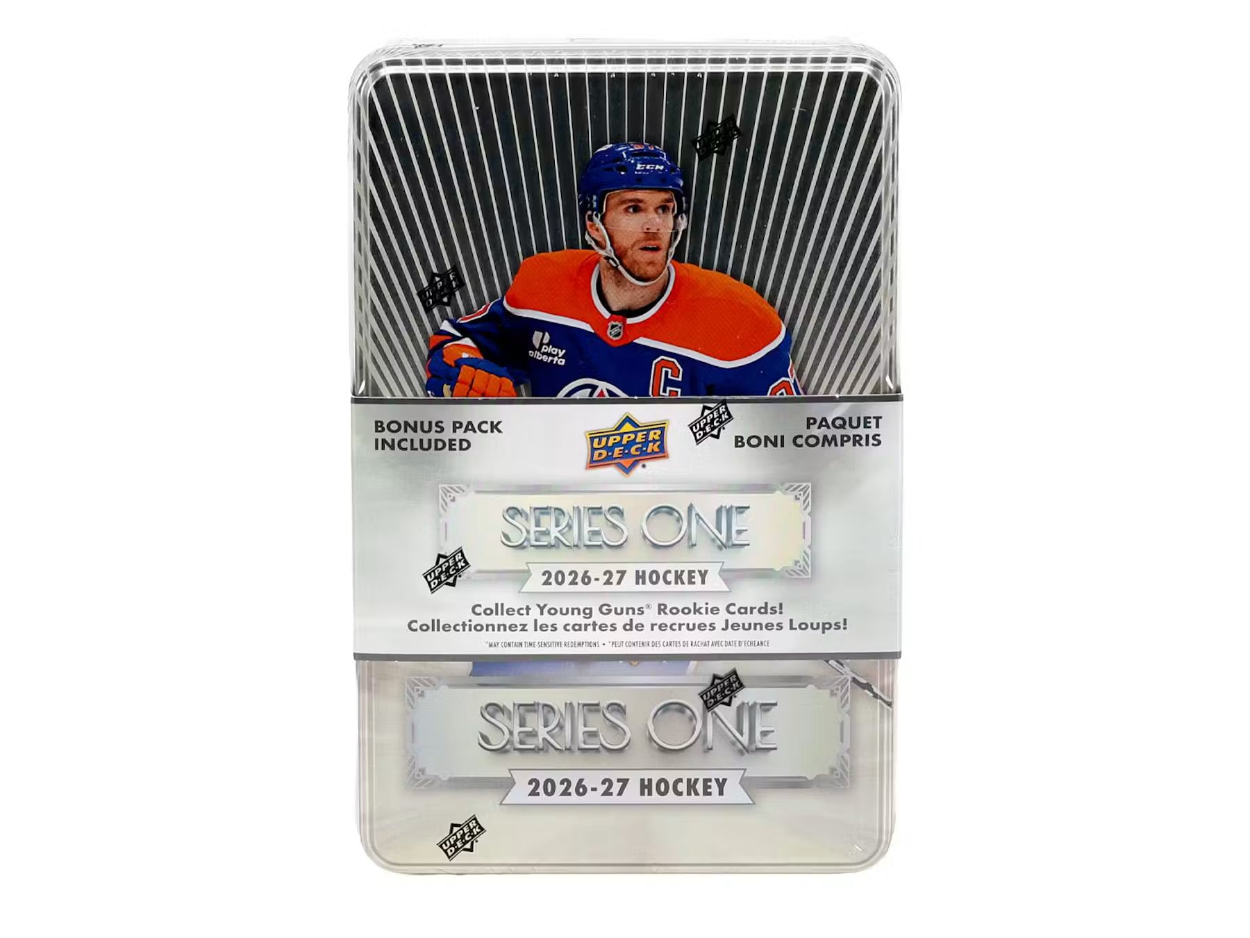 Image of 2026-27 Upper Deck Series Young Guns One Tin (IN STORE PURCHASE ONLY READ DESCRIPTION)