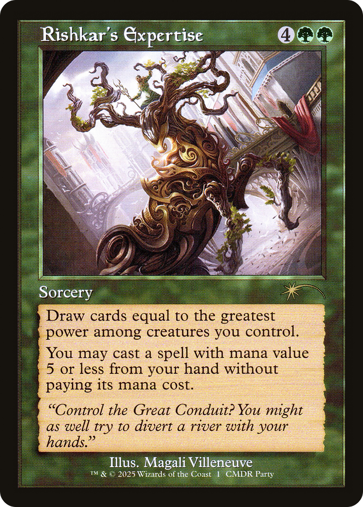 Image of Rishkar's Expertise (Retro Frame) [Wizards Play Network 2025]