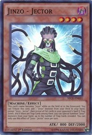 Image of Jinzo - Jector [SECE-EN031] Super Rare