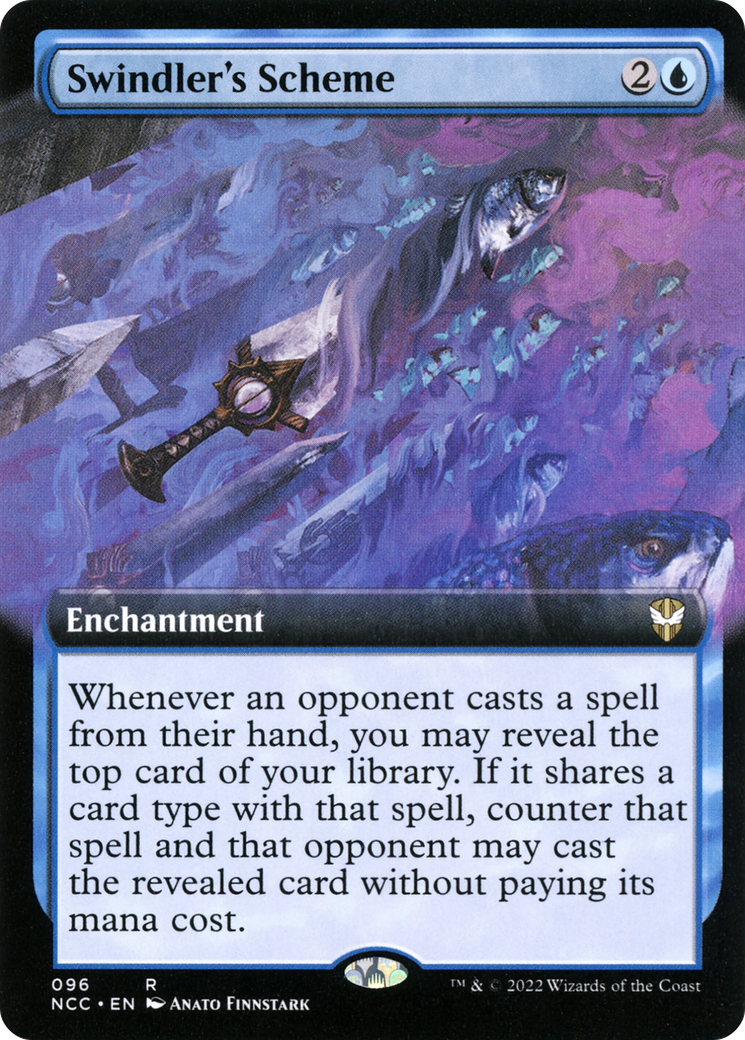 Image of Swindler's Scheme (Extended Art) [Streets of New Capenna Commander]