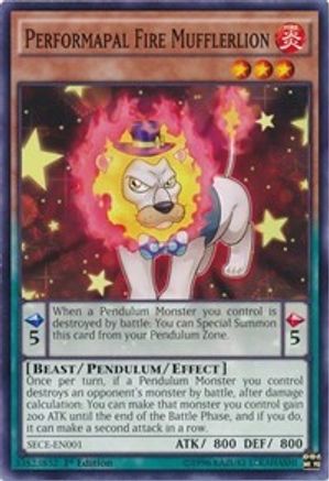 Performapal Fire Mufflerlion [SECE-EN001] Common