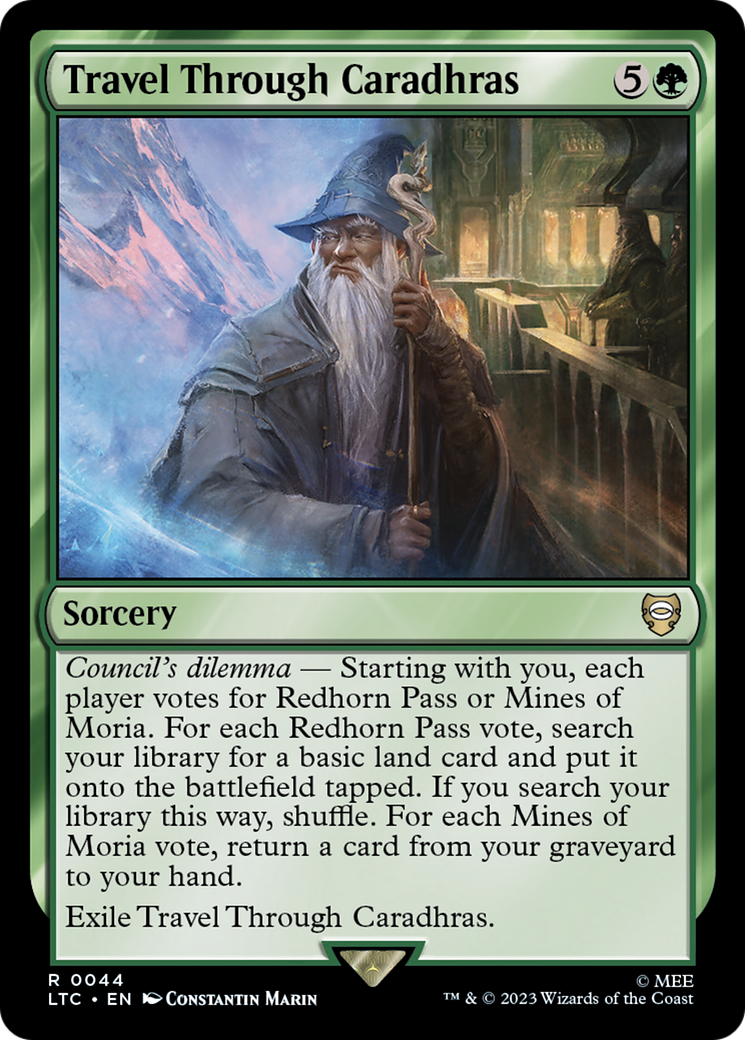 Image of Travel Through Caradhras [The Lord of the Rings: Tales of Middle-Earth Commander]