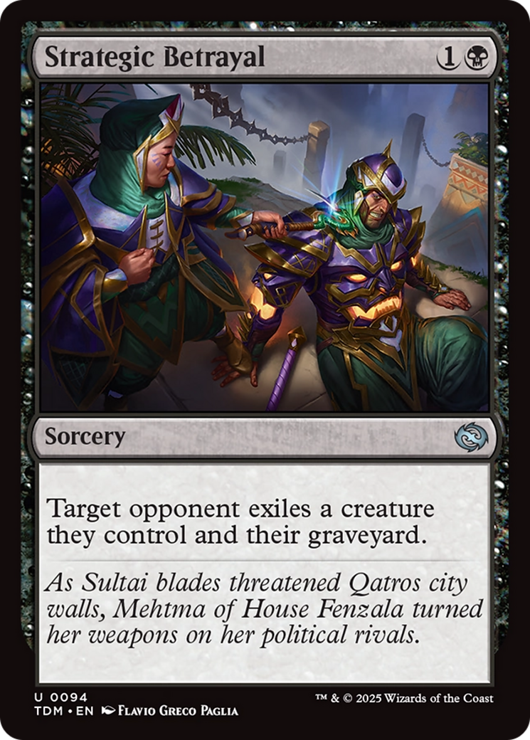 Image of Strategic Betrayal [Tarkir: Dragonstorm]