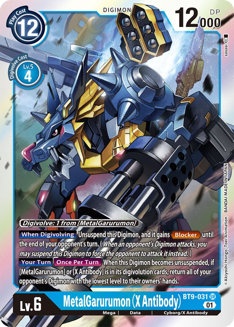 Image of MetalGarurumon (X Antibody) [BT9-031] [X Record]