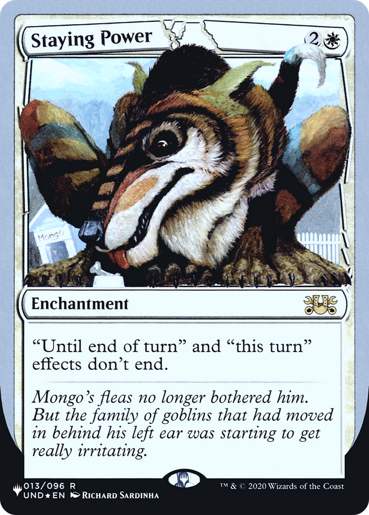 Image of Staying Power (Unfinity Foil Edition) [The List]