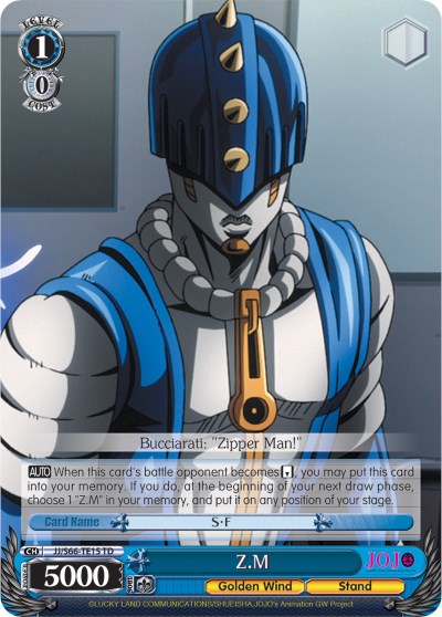 Image of Z.M (JJ/S66-TE15 TD) [JoJo's Bizarre Adventure: Golden Wind]