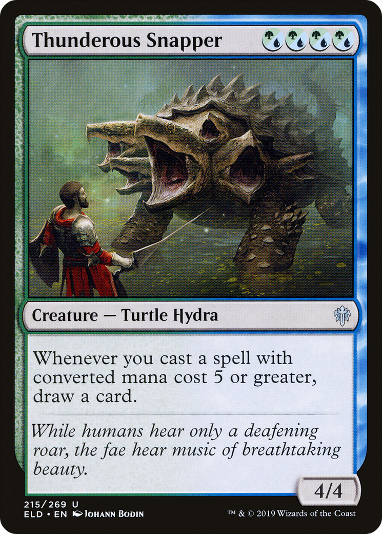 Image of Thunderous Snapper [Throne of Eldraine]