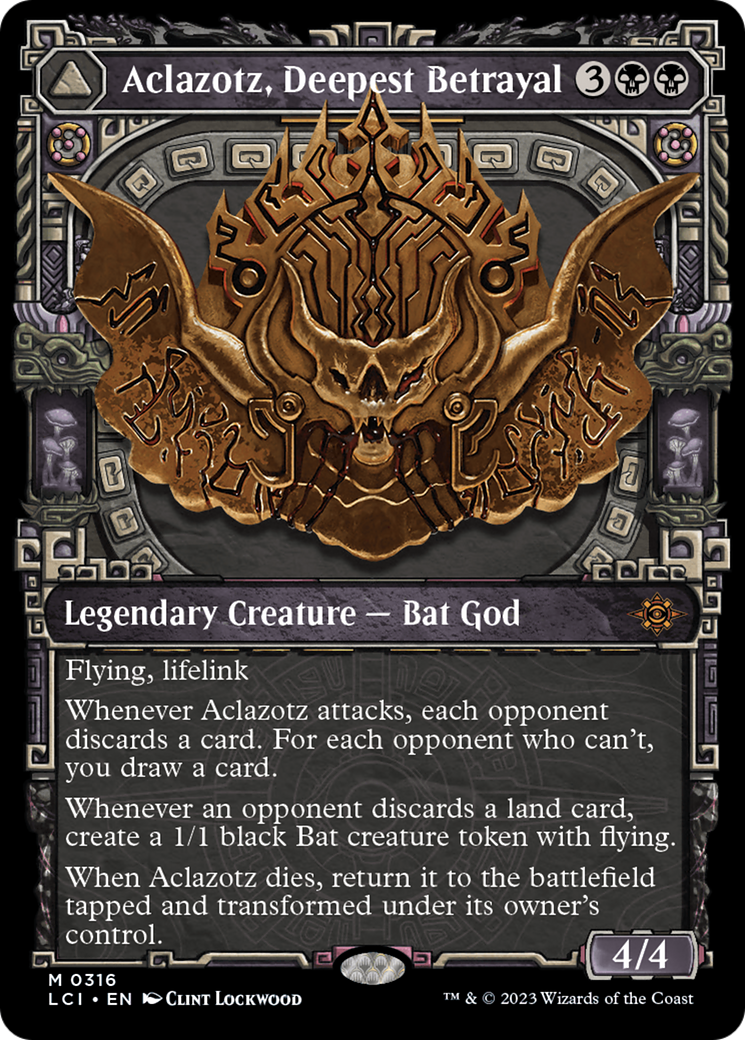 Image of Aclazotz, Deepest Betrayal // Temple of the Dead (Showcase) [The Lost Caverns of Ixalan]