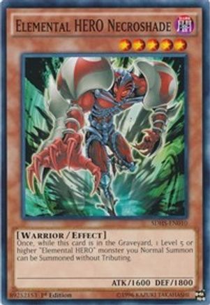 Image of Elemental Hero Necroshade [SDHS-EN010] Common