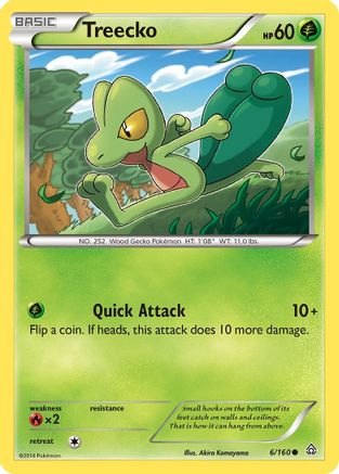 Image of Treecko (6/160) [XY: Primal Clash]