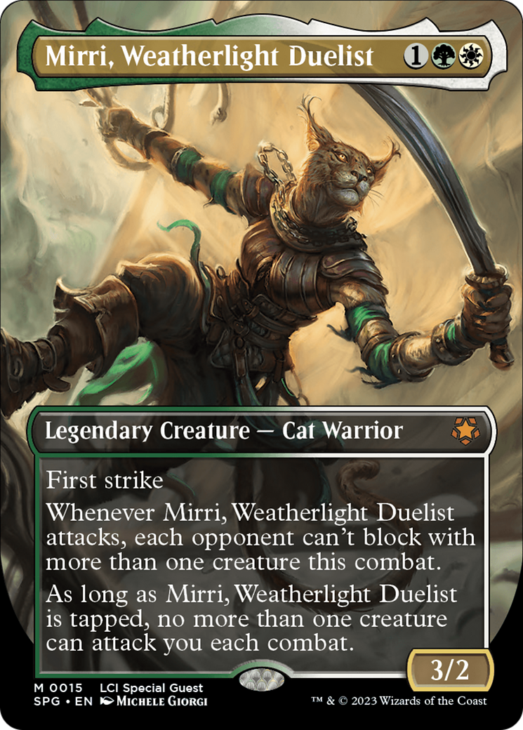 Image of Mirri, Weatherlight Duelist (Borderless) [The Lost Caverns of Ixalan Special Guests]