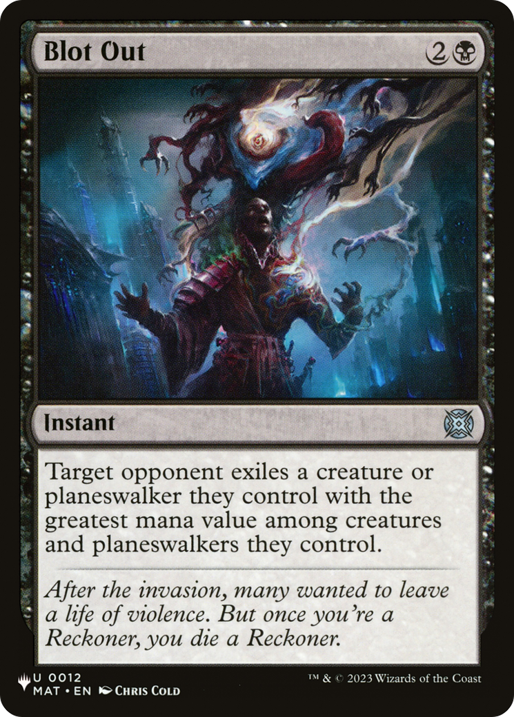 Image of Blot Out [The List]
