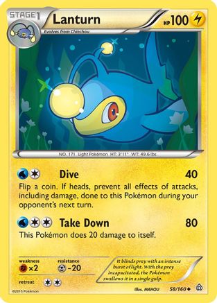 Image of Lanturn (58/160) [XY: Primal Clash]