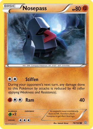 Image of Nosepass (78/160) [XY: Primal Clash]